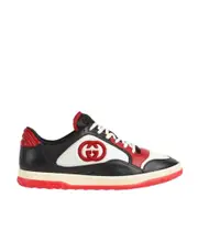 Gucci Mac80 Low-Top Sneakers UK8 Black