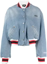 在飛比找Farfetch優惠-Hello Kitty denim bomber jacke