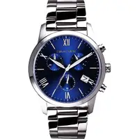 在飛比找ETMall東森購物網優惠-RELAX TIME RT67 飛行者計時手錶-藍x銀/45