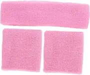 [BESPORTBLE] Headband Wrist Strap Athletic Wrist Tape Sports Wrist Strap Fitness Wrist Strap Fitness Headband Sport Towel Wrist Brace Yoga Hairband Sports Headwrap White Cotton Yarn