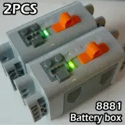 2x 8881 9V Battery Box for Trains/Motors/Lights For Power Functions LEGO Toy New