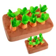 Dog Carrot Plush Toy Interactive Dog Toy Encourage Foraging Skills Dog Sniff