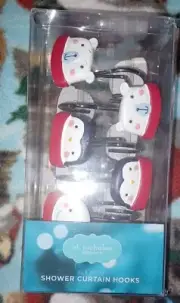 St Nicholas Square 12 winter Shower Curtain Hooks new