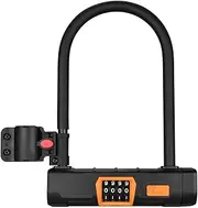 ZECHAO Bicycle Anti-Theft U Lock,Bike Password Lock Heavy Duty Combination Lock Bike Safety Tool U-Shape Lock for Bicycle Anti-Theft Lock