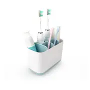 Electric Toothbrush Holder Bathroom Caddy Storage Multifunction Organizer-Blue