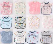 Baby Kid Bib Apron Smock Waterproof Short Long Sleeve Art Feeding Painting xmas