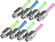 HONMEET Cycle Lights Fluorescent Cores Led Bike Wheel Light Stick Type Lamp 8 Pack Night Riding Safety