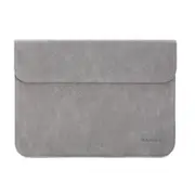 12-inch Waterproof Laptop Bag Wear-resistant Shockproof Portable Notebook Take-out Bag-4#-Grey