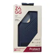 J4. ZAGG Denali Snap Kickstand MagSafe Case For Apple iPhone 15 Pro - Blue