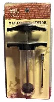 Marinade Injector from World Grill: 2 1/2" Needle: NOS: SHIPS FREE & INSURED