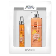 [Keratin complex] Retinol Shower Gel Set 500 Ml + Body Water 75 Ml Orange & Cinnamon