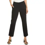 Rebecca Taylor Audra Tuxedo Cropped Pants in Black size 12 $295 NWT