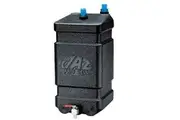 JAZ Overflow Tank 1 Gallon Rectangular Polyethylene Black -6 AN Inlet Universal Each