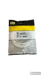 NWT Hubble Premise Wiring Ethernet Patch Cord, Speed Gain, Cat5E, White 15'