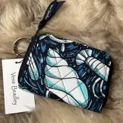 NWT Vera Bradley RFID Petite Zip-Around Wallet - Shore Enough Pattern