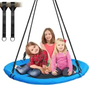 700Lb 40 Inch Saucer Tree Swing for Kids Adults 900D Oxford Waterproof with 2Pcs