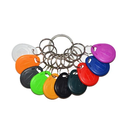 10Pcs 125KHz Writable Rewritable RFID EM4305 RFID Keyfobs Tag Token For Copier E