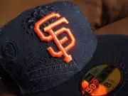 San Francisco Giants Paisley Swirl New Era 59FIFTY 5950 Fitted Cap sz 8 1/8 hat