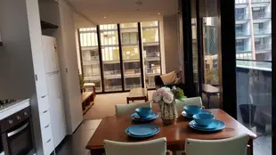 墨爾本CBD商業中心區的1臥室公寓 - 45平方公尺/1間專用衛浴City Apartment with River View