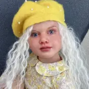 40" Painted Reborn Baby Doll Kit DIY Unfinished Doll Parts for DIY Handmade