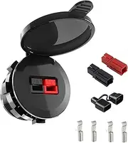 Quick Connect Wire Connectors,Power Pole Connectors Kits,Max 45 Amp,Waterproof Cover and Protective Dust Covers, for Smart Battery Box, Marine Boat Motorcycle, Boat,Truck, RV,