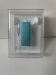 APPLE iPod shuffle 3rd GENERATION BLUE 2 GB MC384LL/A -A1271-BRAND NEW SEALED.