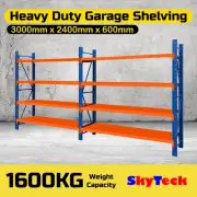 3M*2.4M*0.6M Garage Storage Warehouse Rack Shelving Racking 2 -3024BO