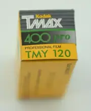 Vintage Kodak TMAX 400 TMY Professional 120 Film Expired 1998