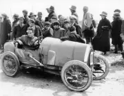 Raymond Mays In A Bugatti Porthcawl Sands Wales Motor Racing Old Photo