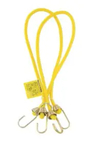 Multipurpose Mini Bungee Cord with Steel Hook for Tarps Tents Camping Accesso...