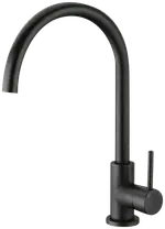 Hafele Matt Black Gooseneck Mixer Tap
