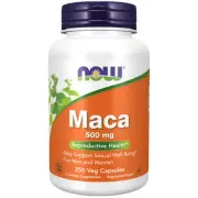 Maca 500 mg 250 Caps By Now Foods