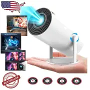 Portable 4K/1080P Mini Video Projector with Auto Keystone & Dual Wi-Fi Streaming