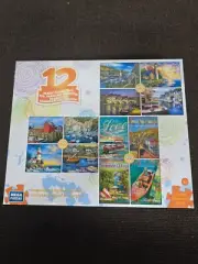 New in Box Mega Puzzles 12 Jigsaw Puzzle Landscapes 150, 300, And 500