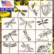Dragonfly stencil for tile crafts 8" x 6"