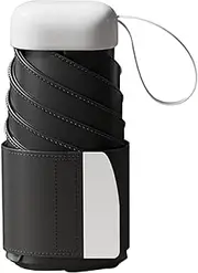 Travel Size Umbrella, Automatic Sun Rain Pocket Umbrella, UV Protection Foldable Space-Saving Shade Shield for Gardening, Beach, Outdoor, Pool, Hiking