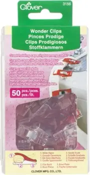 Clover Wonder Clips-50/Pkg 3156
