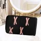 Makeup Bag Toiletry Pouch Multipurpose Zipper Portable Pen Holder Cosmetic Bag