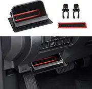 Hugeek Interior Inner ABS Black Fuse Box Coin Container Storage Dash Tray Compatible for Subaru Impreza XV/Crosstrek Forester Legacy Outback WRX STI Ascent Accessories (Black)