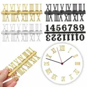 1 Set Quartz Clock Numerals Arabic Number Roman Numerals Clock Accessories