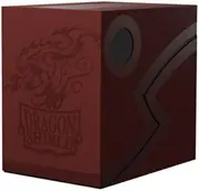 Arcane Tinmen Double Shell 150+ Card Deck Box (Blood Red)