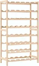 Wooden Wine Rack Cedar Wood, 48 Bottle Storage, Liquor Bar, Kitchen Cabinets Organizer, Wine Bottle Holder Stand, 57.5x28x102 cm