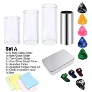 Versatile Collection Guitar Slide Set with Essential Cloth Accessories
