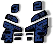 Fork Replacement Decal Sticker Compatibale for Fox 32 2021 Series Dark Blue (Glossy)