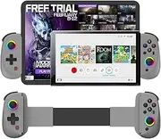 Megadream Game Controller für iPad/Tablet, Mobile Wireless Gamepad für iPhone Bluetooth RGB Teleskop Joystick für Android/iOS/PC/Smart Phones für 13-25cm Perfekt geeignet für COD,Direct Play (D8)