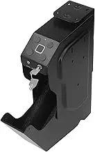 Security Safe Steel Portable Safe Box Fingerprint Pin Code Key Access Secure Quick Storage Home Biometric Safe [Bedside Table]