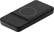 Belkin BoostCharge Magnetic 10K mAh Power Bank - Magnetic USB-C 7.5W Fast Wireless Charger, MagSafe Compatible Battery Pack - Portable Charger for iPhone 15, iPhone 14, iPhone 13 Series, & More