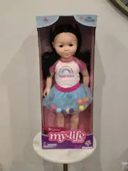 My Life As 18" Poseable Quinn Doll Black Hair & Brown Eyes NEW 5+