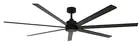Energy saving Ceiling Fan Remote Control 183 CM Atlanta Black Dc Ventilator