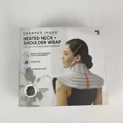 Sharper Image Heated Neck + Shoulder Wrap Hot or Cold Weighted Comfort